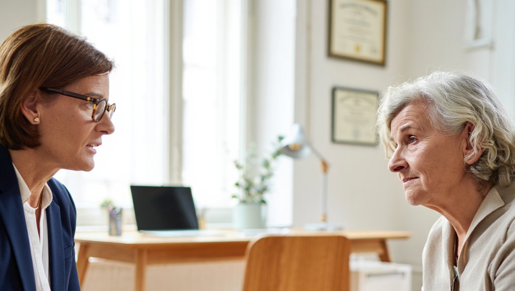 Женщина на приеме у врача